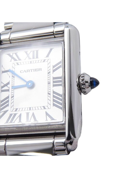 Cartier Tank Must SM Watch Silver Dial Quartz